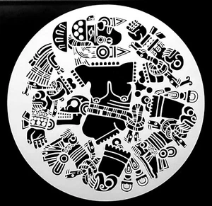 Aztec Moon Goddess, Coyolxauhqui, Sticker/Decal Vinyl, Laptop, Wall, Helmet - Picture 1 of 7