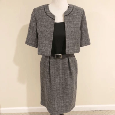 Женский костюм из двух частей Studio I с ремнем размер 10P - Изображение 1 из 4