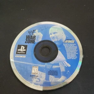 PS1 PLAYSTATION 1 WWF WAR ZONE STONE COLD STEVE WWE SPIEL NUR DISC -- OHNE HÜLLE - Bild 1 von 2