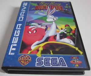 BUGS BUNNY IN DOUBLE TROUBLE-SEGA MEGA DRIVE-PAL-COMPLETO-OTTIMO-RARISSIMO - Foto 1 di 10