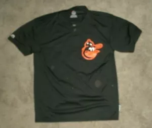 MAJESTIC MLB BALTIMORE ORIOLES #18 2 BUTTON T-SHIRT YOUTH SIZE X-LARGE 16-18 - Picture 1 of 3