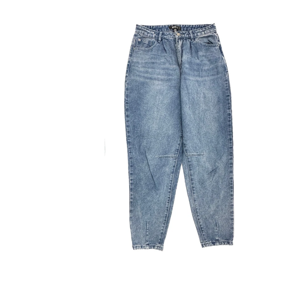 Pantalones de mezclilla Missguided Balloon para mujer talla 6L azul lavado medio Foto 1 de 4