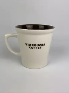 Taza de café Starbucks 2009 16 oz hueso de porcelana nueva china marrón blanco ¡bonita! - Imagen 1 de 7