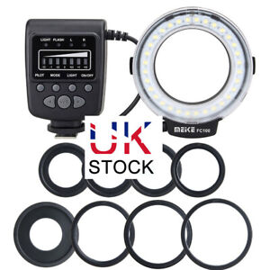 Meike FC100 LED Macro Ring Flash Light for Canon Nikon Pentax Olympus Camera