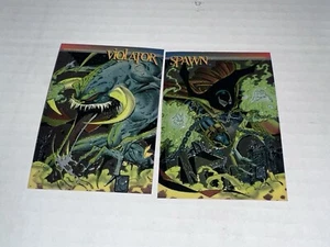 Wizard Series III Violator #1 and Spawn #2 Foil Promotional Card Set - Picture 1 of 2