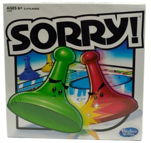 Hasbro Sorry Boardgame A5065 Ottieni i tuoi pedoni a casa prima età 6 più 2016 sigillato - Foto 1 di 12