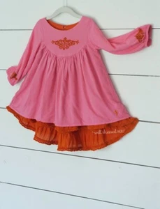Well Dressed Wolf WDW NEW 10 Pink Embroidered Linen Dress LA1-A4 - Picture 1 of 2