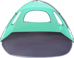 Beach Tent with Canopy, UPF 50+ UV Protection with Silver Coating, Beach Cabana - Picture 1 of 12