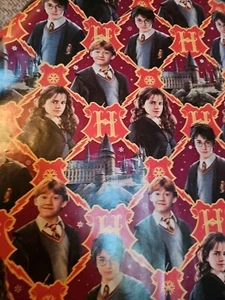 Harry Potter Holiday Birthday Baby Wrapping Paper 3.33 ft X 9 ft, 30 sq feet - Picture 1 of 5