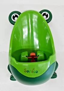Cute Frog Potty Training Urinal for Boys with Funny Aiming Target - Green - Picture 1 of 7