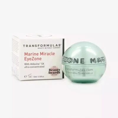 Transformulas Marine Miracle EyeZone Advanced Eye Cream 10ml  with Alvadine BNIB - Image 1 of 2