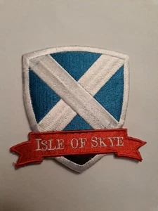 3" Isle of Skye Scotland Rare Embroidered Iron Or Sew On Patch Badge - Picture 1 of 1