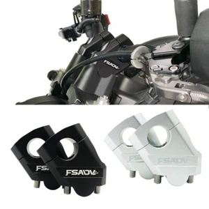 NEW 22mm 28mm Motorcycle Handlebar Riser Motocross Heightening Clamp Mount Pit - Picture 1 of 10