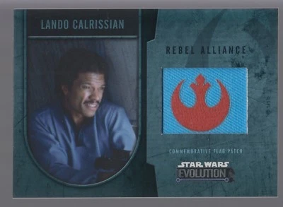 Star Wars 2016 Topps Evolution Flag Logo Patch Relic Lando Calrissian 22/170 - Image 1 of 2
