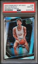 2023 Panini The National NSCC VIP Gold Pack Matas Buzelis Hyper PSA 10 Pop 1