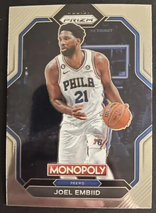 2022-23 Panini Prizm NBA Monopoly Promo Card Joel Embiid #PS5 76ers - Picture 1 of 2