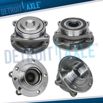 Conjunto de buje y cojinete de rueda delantera + trasera de 4 piezas para Chrysler 200 2015 2016 tracción delantera Foto 1 de 4