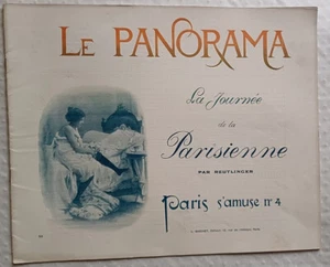 C1 Curiosa PANORAMA 1896 Photos Reutlinger PARIS S AMUSE 4 Journee Parisienne - Picture 1 of 6