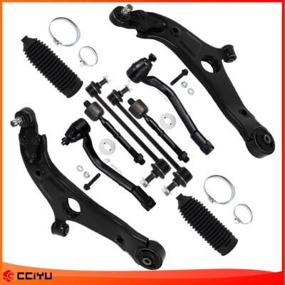 For 2012-2015 Kia Optima Hyundai Azera Front Lower Control Arm Tie Rod Sway Bar - Image 1 of 4
