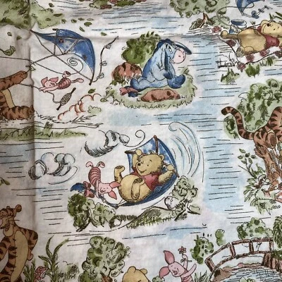 Classic Winnie Pooh Fabric A Day In The Park Disney Springs Creative Remnant - Image 1 of 4