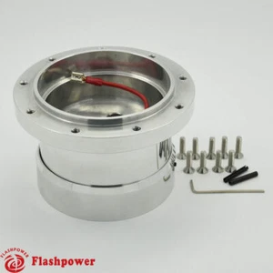 9 Bolt Steering Wheel Adapter Ford Falcon Comet Mustang Econoline Pickup Polish - Picture 1 of 3