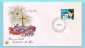 1964 NORFOLK ISLAND CHRISTMAS Stamp Unaddressed FDC on WCS Envelope - Picture 1 of 1