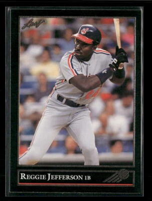 Reggie Jefferson 1992 Leaf #86 Black Gold - Image 1 of 2