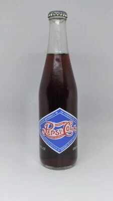 1998 Pepsi bottle Unopened Limited Edition Diamond Logo 1950's Replica - Image 1 of 4