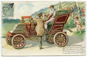 Superb Car Antique.Automobile. Angel. Old Car. Angel - Picture 1 of 1