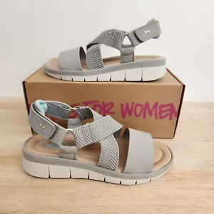 Ryka Elise Womens Sandal Size 7M Light Grey - Picture 1 of 8