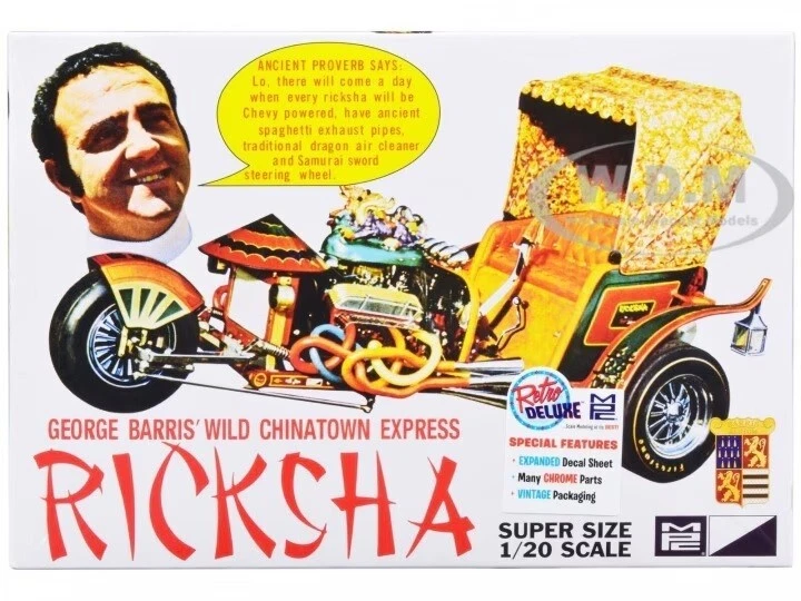 MPC 965  1:20th scale George Barris Wild Chinatown Express Ricksha - Image 1 of 1