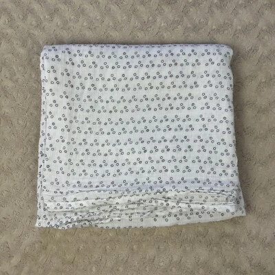 Aden + Anais 灰色白色圆圈圆点婴儿襁褓毯绿色粉红色 — 第 1/4 张图片