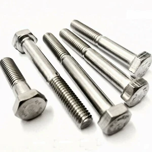 SECHSKANTKOPFSCHRAUBEN M8/8 mm A2 EDELSTAHLTEIL GEWINDECKSCHRAUBEN DIN 931 - Bild 1 von 4