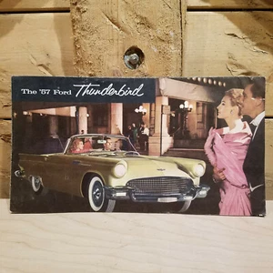 1957 Ford Thunderbird Fold Up Sales Brochure Original - Swanky Barn - Picture 1 of 12