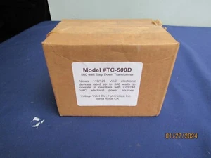 HYBRINETICS INC. TC-500D STEP DOWN TRANSFORMER NEW SEALED BOX 500W - Picture 1 of 4