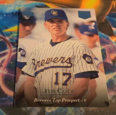 1994 Upper Deck Top Prospect JIM COLE Milwaukee Brewers #182 FUTURE STOCK - Image 1 of 2