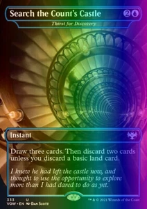 MTG Thirst for Discovery (333/596) Innistrad Crimson Vow NM FOIL - Picture 1 of 1