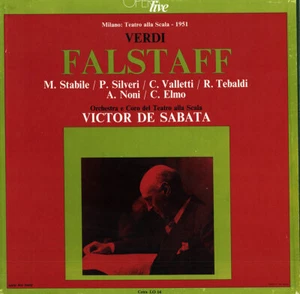 VERDI Falstaff STABILE SILVERI TEBALDI DE SABATA Scala Orch Cetra LO-14 3LP Box - Picture 1 of 3