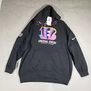 Authentic Cincinnati Bengals Official Nike 2024 NFL Crucial Catch Club Hoodie L - Picture 1 of 10