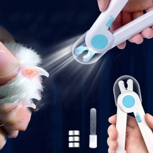 Pet Nail Clippers with Led Light Pet Claw Grooming Scissors for Dogs and Cats - Picture 1 of 7