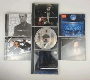 Lot Of 7 Eric Clapton CDs- Unplugged Pilgrim Journeyman Cradle B.B. King *AS IS* - Picture 1 of 4
