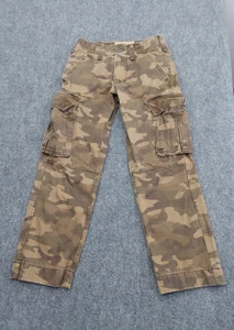Vintage NOBO Cargo Camo Pants Mens 28x29 Utility Outdoor Military Microsanded - Picture 1 of 14