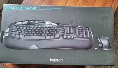 Logitech MK550  Wireless Keyboard and Mouse Combo - Black  - NEW (lots of 4) - Image 1 of 2