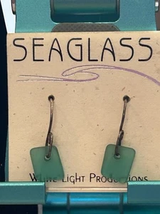 Handcrafted Seaglass Earrings By White Light Productions - Picture 1 of 3