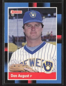Don August 1988 Donruss #602b Milwaukee Brewers - Picture 1 of 2