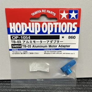 Adaptador de motor de aluminio azul Tamiya 54053 TB-03 TC - Imagen 1 de 5