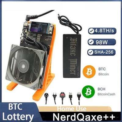 NerdQaxe++ 4,8TH/s 4x BM1370 Asic Chip Miner – 98W, 15 J/TH, WIFI 2,4 GHz - Bild 1 von 4