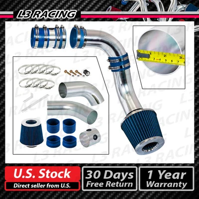 KIT ADMISIÓN AIRE FRÍO AZUL + FILTRO PARA Oldsmobile 99-04 Alero/Pontiac Grand 3.4L V6 Foto 1 de 4