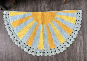 Sunny Urban Outfitters Bath Mat ☀️🩵 - Picture 1 of 8