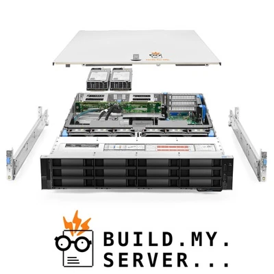 Dell PowerEdge R740xd Server 12-Bay 2x Gold 6154 3.00Ghz 36-Core 288GB RAM Rails - Image 1 of 4